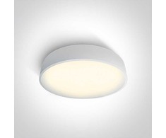 Lubinis šviestuvas 50W LED plafonas, baltas, 3000K, 62150D/W/W