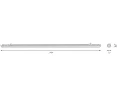 Lubinis šviestuvas Ledvance 52W LED T8 šviestuvas, 4000K