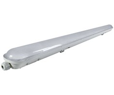Bemko 55W LED linijinis šviestuvas BALWIR, 1480mm, šviesiai pilkas, 4000K, IP65