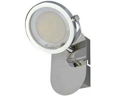 Lubinis šviestuvas 5W LED paviršinis šviestuvas ALESSIO, chromo sp./skaidrus, 3000K