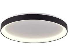 Lubinis šviestuvas Italux 60W LED paviršinis šviestuvas VICO, juodas, 3000/4000K, dimeriuojamas