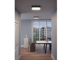 Lubinis šviestuvas 60W LED paviršinis šviestuvas YOMO, juodas, 3000K, dimeriuojamas, 01-2581