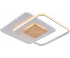 Lubinis šviestuvas 60W LED paviršinis šviestuvas, baltos/medžio sp., 3000K-6000K, dimeriuojamas
