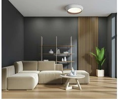 Lubinis šviestuvas Bikuvalt 65W LED paviršinis šviestuvas LUCANO, baltos/rožinės sp., 3000K