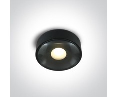 6W paviršinis šviestuvas, juodas, 3000K, dimeriuojamas, 67484/B/W