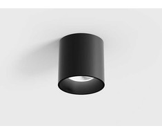 Lubinis šviestuvas 8W LED paviršinis šviestuvas GHOST, juodas, 3000K, 50°, dimeriuojamas