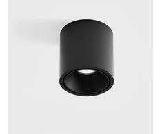 Lubinis šviestuvas 9W LED paviršinis šviestuvas ROLL, juodas, 3000K, 50°