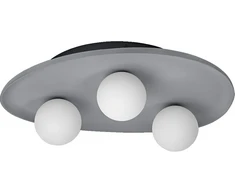 Lubinis šviestuvas CONCRETE NEST, 3xG9, pilkas