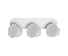 Lubinis šviestuvas Paviršinis šviestuvas SPOT, 3xGU10, baltas, IP44, su 3x7W 3000/4000K LED lemputėm
