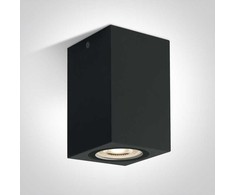 Paviršinis šviestuvas, GU10, juodas, IP65, 67142D/B