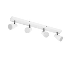 Lubinis šviestuvas Paviršinis šviestuvas SPOT, 4xGU10, baltas, su 4x4,3W 2700K LED lemputėm