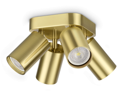 Lubinis šviestuvas Paviršinis šviestuvas DYNAMITE, 4xGU10, žalvario sp., 371306