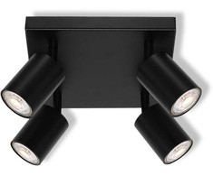 Lubinis šviestuvas Osram directional spotlight. 4xGU10. juodas.