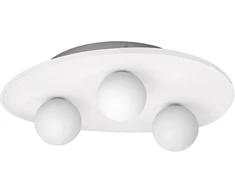 Lubinis šviestuvas PLASTER NEST, 3xG9, baltas