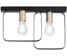 Lubinis šviestuvas SMITH, juodas, 2xE27