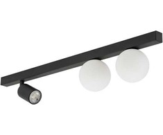 Tk_Lighting Lubinis šviestuvas VOX, 2xG9/1xGU10, juodu korpusu