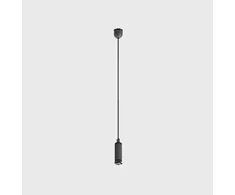 Magnetinės sistemos bėgelio MICRO_LINE pakabinimo elementas, juodas, 1.5m