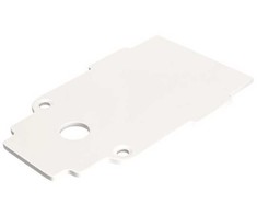 Magnetinės sistemos bėgelio OPTONICA R35 užbaigimas, baltas