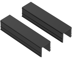 Magnetinės sistemos bėgelio sujungimas EGO, juodas, 337104