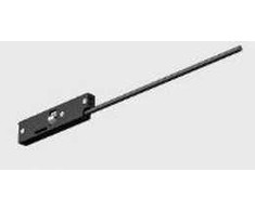 Magnetinės sistemos PICO_LINE bėgelio užbaigimas su užmaitinimu, 24V, juodas