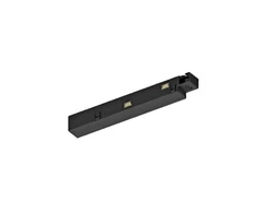 Magnetinės sistemos VIOKEF MAGNETIC bėgelio užbaigimas su užmaitinimu, juodas, 02/0204