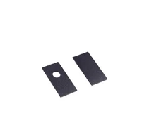Magnetinės sistemos VIOKEF MAGNETIC bėgelio užbaigimas, juodas, 02/0203