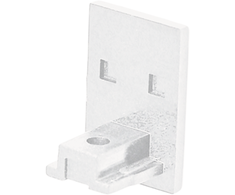 Magnetinės sistemos ZAMBELIS MAGNETIC 5MM bėgelio užbaigimas, matinės baltos sp., 48V, 2507-W