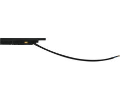 Magnetinės sistemos ZAMBELIS MAGNETIC 5MM bėgelio užbaigimas su užmaitinimu, matinės juodos sp., 48V, 2508