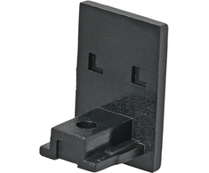 Magnetinės sistemos ZAMBELIS MAGNETIC 5MM bėgelio užbaigimas, matinės juodos sp., 48V, 2507