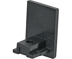 Magnetinės sistemos ZAMBELIS MAGNETIC 6MM bėgelio užbaigimas, juodas, 25458