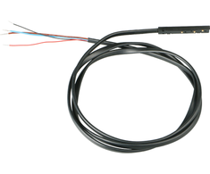 Magnetinės sistemos ZAMBELIS MAGNETIC 6MM bėgelio užbaigimas su užmaitinimu, 24V, juodas, 25264