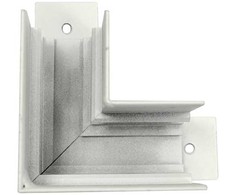 Magnetinio bėgelio VIOKEF MAGNETIC L formos sujungimas, baltas, 02/0315