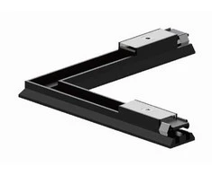 Bikuvalt Magnetinio bėgelio SLIM MAGNETIC kampinis elektrinis sujungimas, 48V, juodas, 02/0508