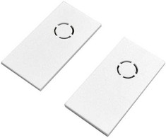 Magnetinės sistemos VIOKEF MAGNETIC bėgelio užbaigimas, baltas, 02/0303