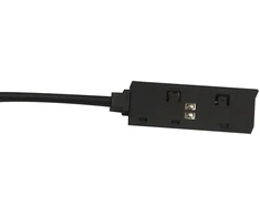 Magnetinio bėgelio VIOKEF LUMIO užbaigimas su užmaitinimu, juodas, 02/1304