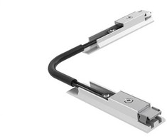 Magnetinio bėgelio VIOKEF SLIM MAGNETIC lankstus elektrinis sujungimas, baltas, 48V, 02/1107