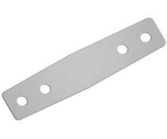Magnetinio bėgelio ZAMBELIS tiesus mechaninis sujungimas, juodas, 2097