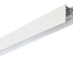 Magnetinis bėgelis VIOKEF MAGNETIC, baltas, 48V, 2m, su dangteliu ir užbaigimais, 02/0301-2