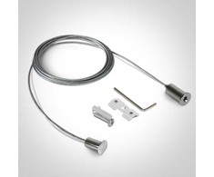 Magnetinių sistemų bėgelio MINI/MIDI pakabinimo rinkinys, baltas, 42026A/W