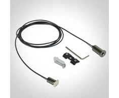 Magnetinių sistemų bėgelio MINI/MIDI pakabinimo rinkinys, juodas, 42026A/B