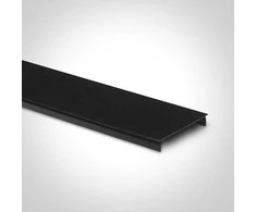 Magnetinių sistemų įleidžiamas bėgelis MIDI, juodas, 1m, 42001RB/B