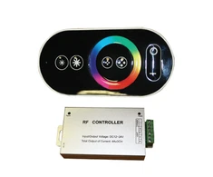 V-tac Max 288W RGB juostos valdiklis 3Ax4 su reguliavimo pultu, 12-24V DC