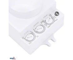Bemko Mikrobangų jutiklis, baltas, IP20, max 1200W, 360°, 1-6m