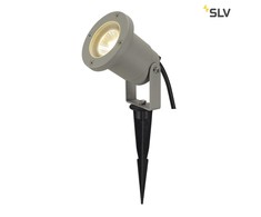Spotline Slv NAUTILUS SPIKE, sidabrinės spalvos-pilkas, GU10, maksimaliai 35W, pridedamos 1.5m laidas su Kištukinio lizdo kištukas