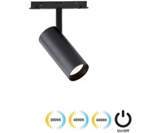 Pakabinamas šviestuvas Bikuva.lt 10W LED akcentinis šviestuvas į magnetines sistemas VIOKEF MAGNETIC, juodas, 3000/4000/6000K, 4244000S