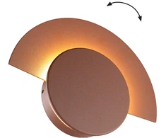 Sieninis šviestuvas 10W LED sieninis fasado šviestuvas SUNRISE, rūdžių sp., 3000K, IP54, 4352901