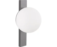 Sieninis šviestuvas 12W LED sieninis fasado šviestuvas MATTY, pilkos/baltos sp., 3000K, IP65, 4353400