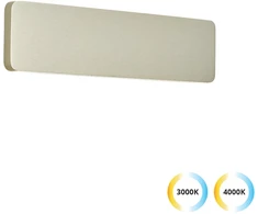 12W LED sieninis šviestuvas KELDA, šampano sp., 3000/4000K, 4353201