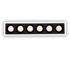 Ideal Lux 20W LED įleidžiamas linijinis šviestuvas LIKA, baltas, 3000K, 327518