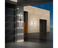 Ideal Lux 20W LED linijinis sieninis šviestuvas LINEA, kavos sp., 3000K, IP54, 313481